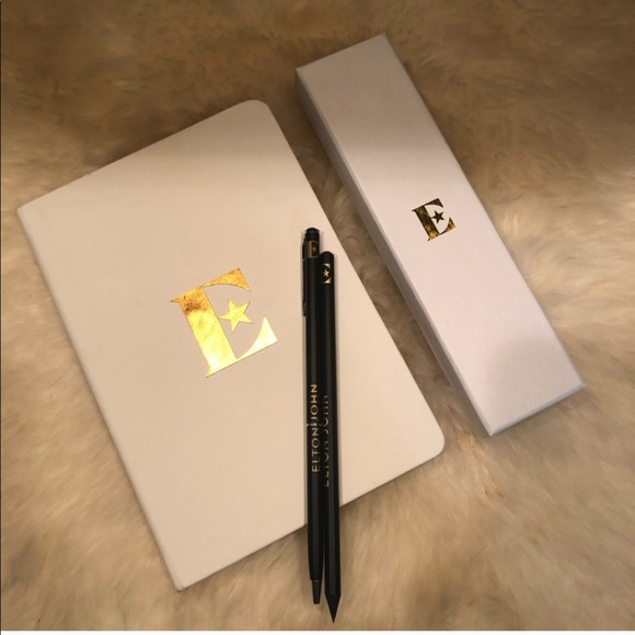 Elton John Other - ELTON JOHN 💜 Initial “E” Journal, Pen/Pencil Set